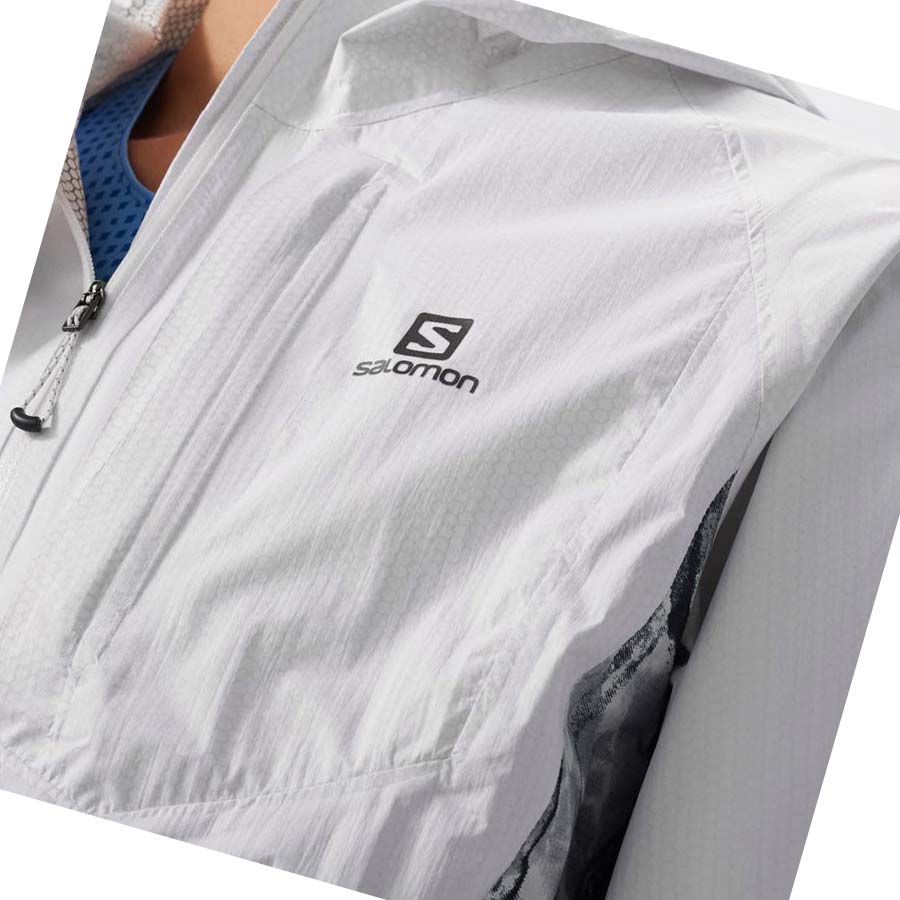 Chaquetas Salomon BONATTI WATERPROOF Mujer Blancos | MX 2473QMA